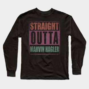 Rainbow Marvin Graphic Proud Name Birthday 70s 80s 90s Long Sleeve T-Shirt